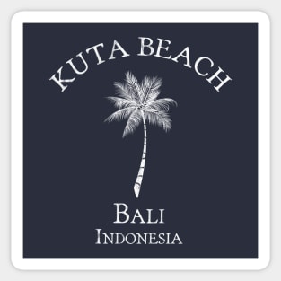 Kuta Beach - Bali - Indonesia Vintage Palm Tree Sticker
